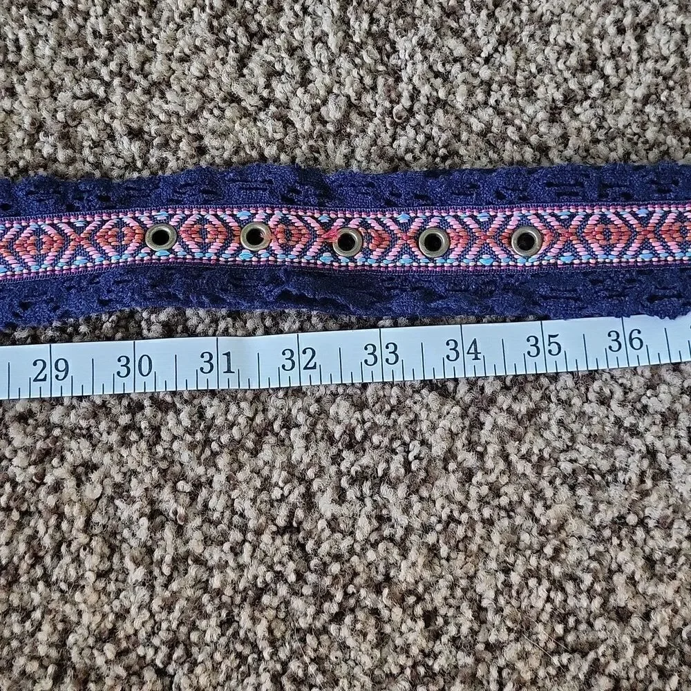 Boho multi color belt